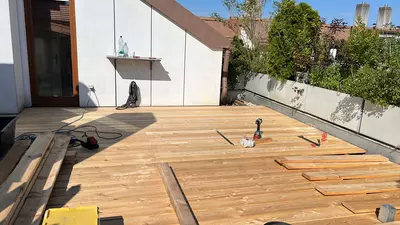 Terrassenbild Bauprojekt TR Baubetreuung