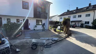 Vorgarten Renovierung Bau TR Baubetreuung